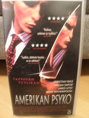 American Psycho VHS