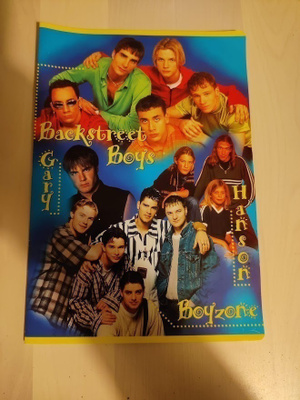 UUSI backstreet boys vihko A4