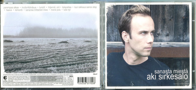 AKI SIRKESALO . CD-LEVY . SANASTA MIESTÄ