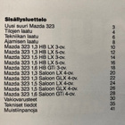 Esite Mazda 323, noin 1985-1986 - pikkukuva 2