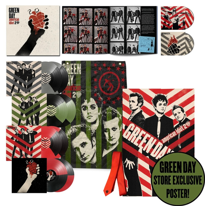 GREEN DAY : american idiot 2 - 8 LP + 2 Blu-ray Boxi, uusi
