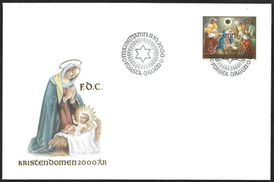 FDC Åland 2000  Kristinusko  LaPe ÅL 181