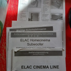 Elac cinemaline 5.1 kaiutin setti - pikkukuva 1
