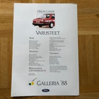 Esite Ford Orion Laser 1988 - pikkukuva 3