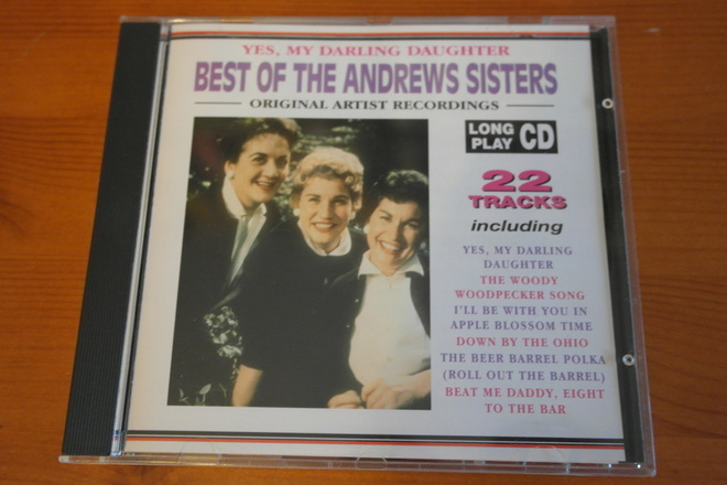 The Best of the Andrews Sisters- Long Play CD.