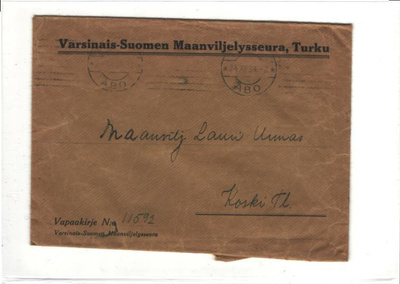 VAPAAKIRJE TURKU