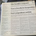 Music in Sweden 1: Nine Swedish Composers LP - pikkukuva 2
