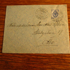 13,5x10,5 kirjekuori kemiö - turku 1903 20 vaakuna np - pikkukuva 1