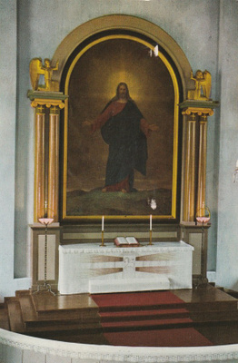 KIRKKOKORTTI - ORIMATTILAN KIRKKO - SISÄKUVA - 3