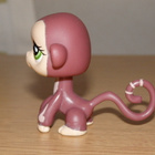 LITTLEST PET SHOP pisarasilmä raitahäntä APINA #590 - pikkukuva 2