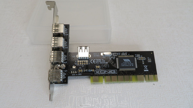 König USB 2.0 PCI kortti 4xUSB ulkoinen 1xUSB sisäinen