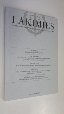 Lakimies 5/2008 : Suomalaisen lakimiesyhdistyksen aikakau...