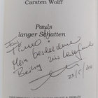 Carsten Wolff : Pauls langer Schatten (signeerattu, tekij... - pikkukuva 3
