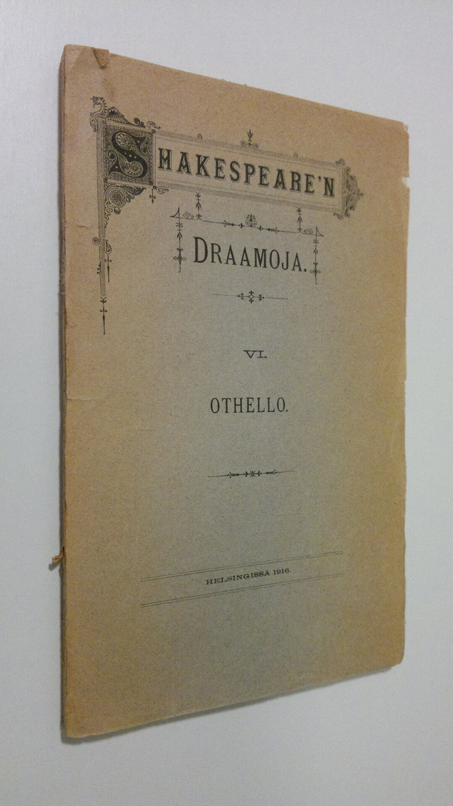 William Shakespeare : Draamoja 6, Othello
