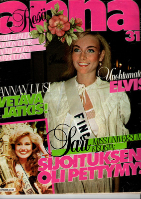 Anna n:o 31 1982 Miss Universum. Elvis Presley. Kaari Utrio