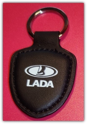 Pieni nahkainen Lada avaimenperä