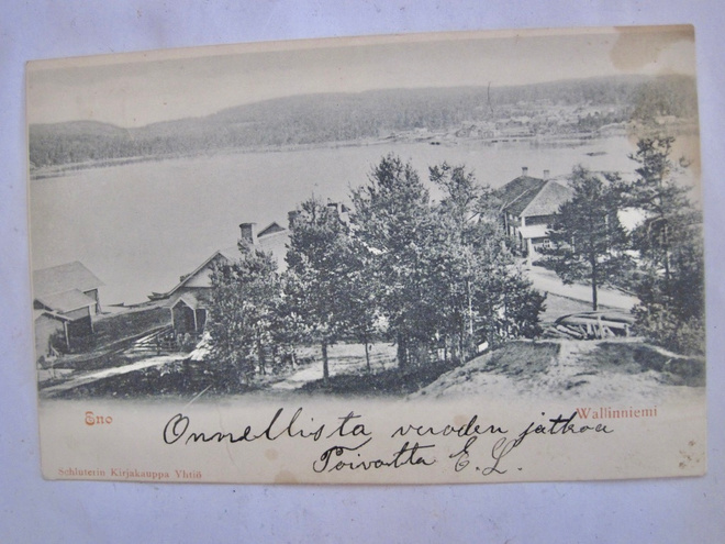 VANHA Postikortti Eno Joensuu ennen 1905