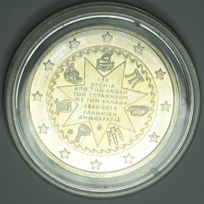 2014 Kreikka 2€ juhlaraha "JOONIANSAARET" UNC