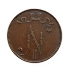 5 penniä 1910. Harvinainen. Kunto OK - pikkukuva 2