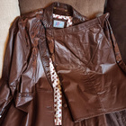 Käyttämätön nahkatakki, ruskea, koko 42 (XL) - pikkukuva 2