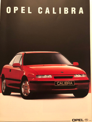 Myyntiesite - Opel Calibra - 9/1991