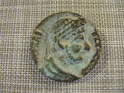 Moneda adriano Alejandria mitali.