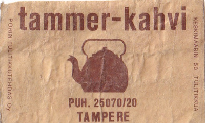 Tampere, Tammer - Kahvi    b428