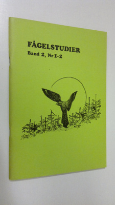 Fågelstudier Band 2, Nr 1-2