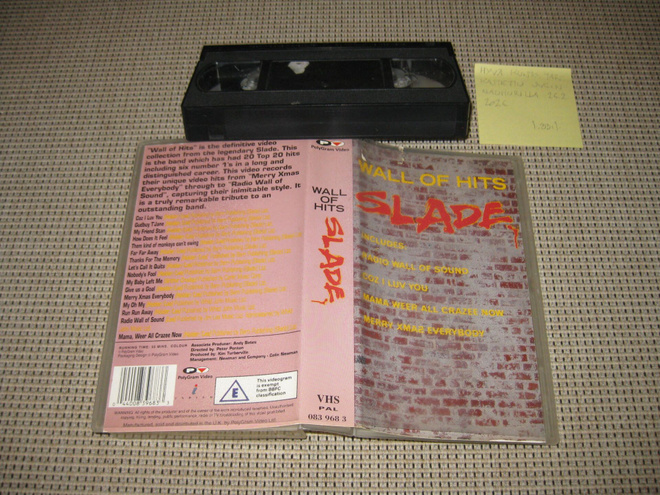 Slade - Wall of Hits-VHS