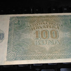 Croatia Kroatia 100 kuna 1941 P2 sn332 VF - pikkukuva 2