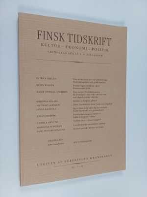Finsk tidskrift 7-8/1999