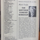 Mark Twain: Tom Sawyerin viimeiset seikkailut, Otava 1956. - pikkukuva 2