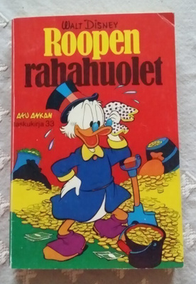 Aku Ankan taskukirja 33 Roopen rahahuolet 1.p.