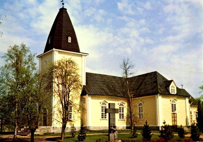 Hämeenkyrön kirkko 2 korttia, käyttämätön