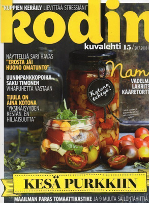 Kodin Kuvalehti n:o 15 2016 Keräily. Sari & Asta. Lintula.