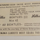 Beatles Jenkki- purkkakortti Hellas - pikkukuva 2