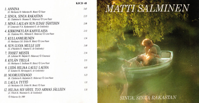 Matti Salminen - 1989 - Sinua, Sinua Rakastan - CD
