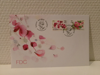 FDC- ensipäiväkuori - Kukkaloistoa 8.5.2015