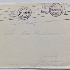 Kuori Kenttäposti Valtionrautatiet Korjausjuna 2 Leima 1940 - pikkukuva 1
