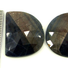 Safiiri kaksiväri pari 50/50 sininen-kuparihohto 51.46 ct - pikkukuva 2