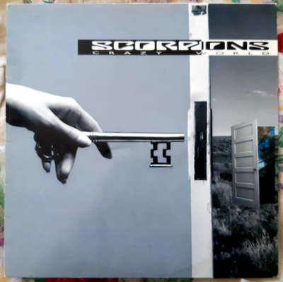 Scorpions: Crazy World, 1990 Suomi-painos VG/EX