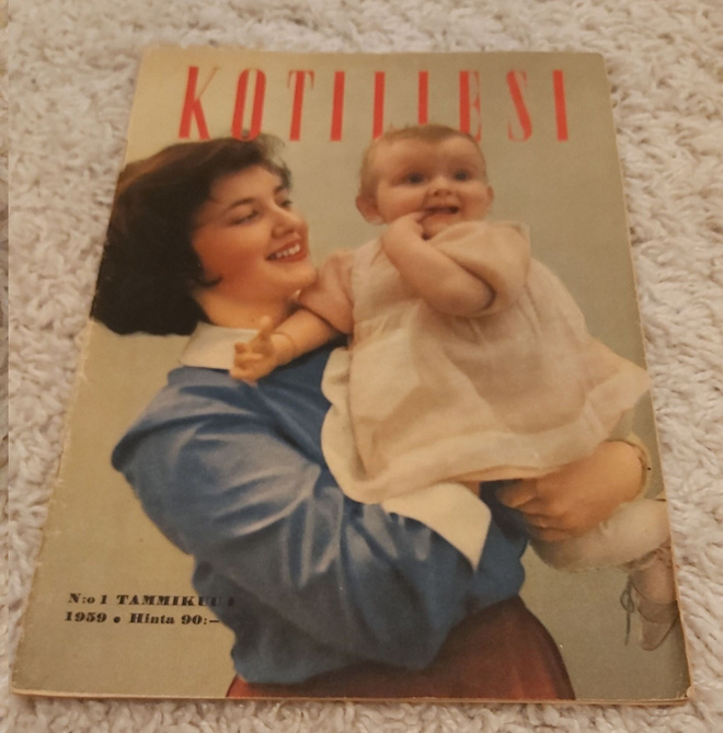 Wanha kotiliesi lehti tammikuu 1959