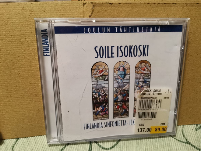 Soile Isokoski:Joulun tähtihetkiä-Ilkka Kuusisto CD