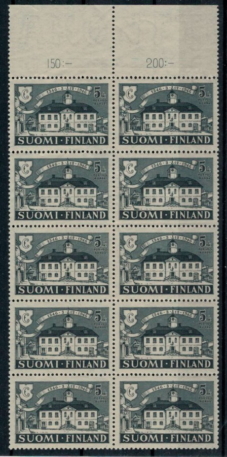1946 Porvoo 5 mk 10-ryhmä ++