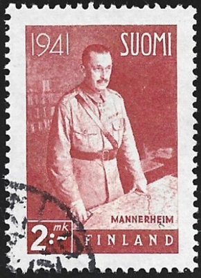 1941 Mannerheim 2 mk leimattu LaPe 250 W I 25 mm