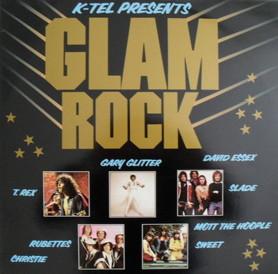 Various - Glam Rock LP 1990 SF Vinyyli