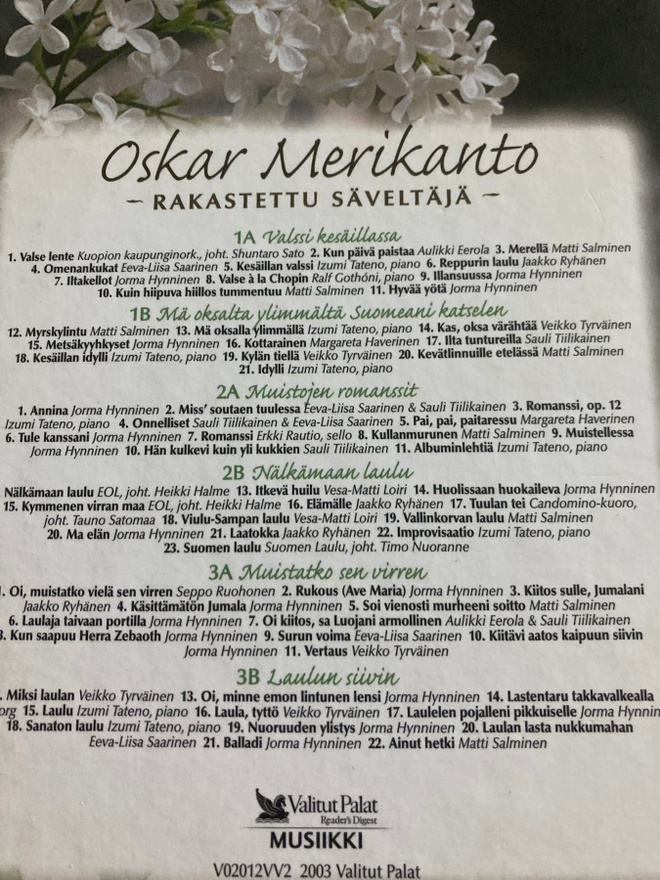 OSKAR MERIKANTO: RAKASTETTU SÄVELTÄJÄ
