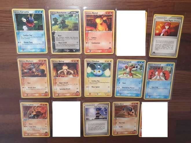 Pokemon  EX Team Magma vs Team Aqua Sarjan kortteja