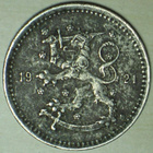 1921 SUOMI 1 markka - pikkukuva 2