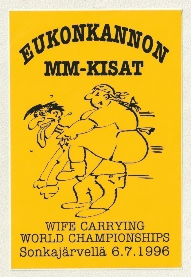 Eukonkannon MM-kisojen tarra 1996